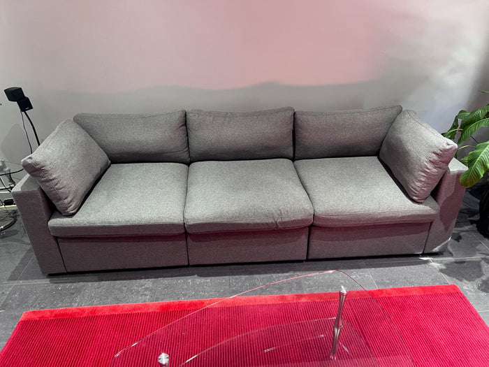 LIKE NEW Cozey Ciello Collection Dream Grey Sofa (*retail $1,795)