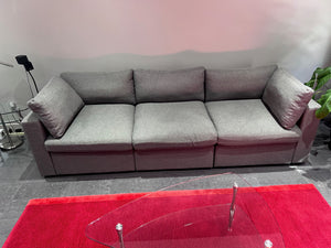 LIKE NEW Cozey Ciello Collection Dream Grey Sofa (*retail $1,795)