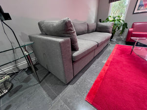 LIKE NEW Cozey Ciello Collection Dream Grey Sofa (*retail $1,795)