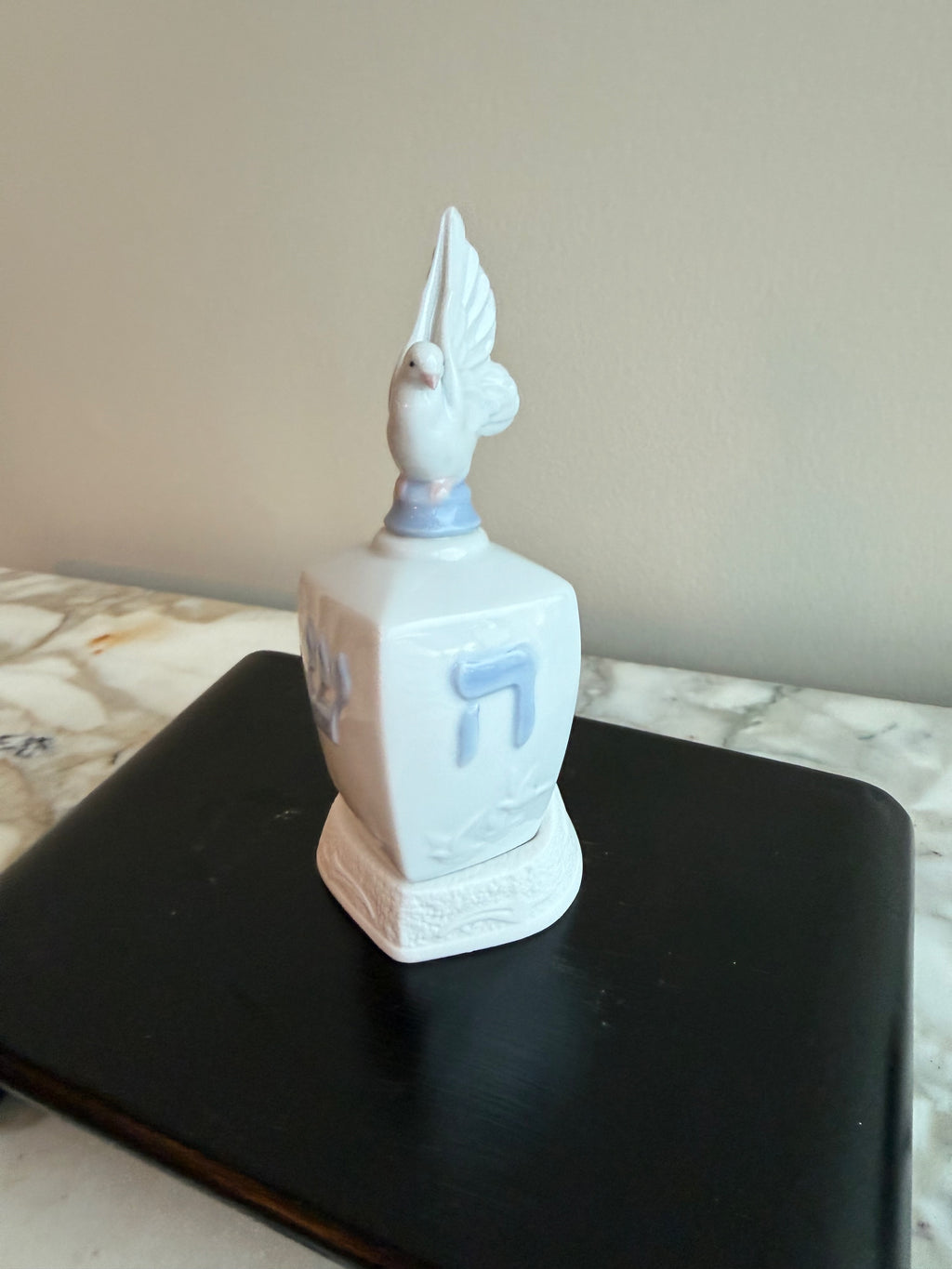 Lladro "Dreidel with Dove" Figurine