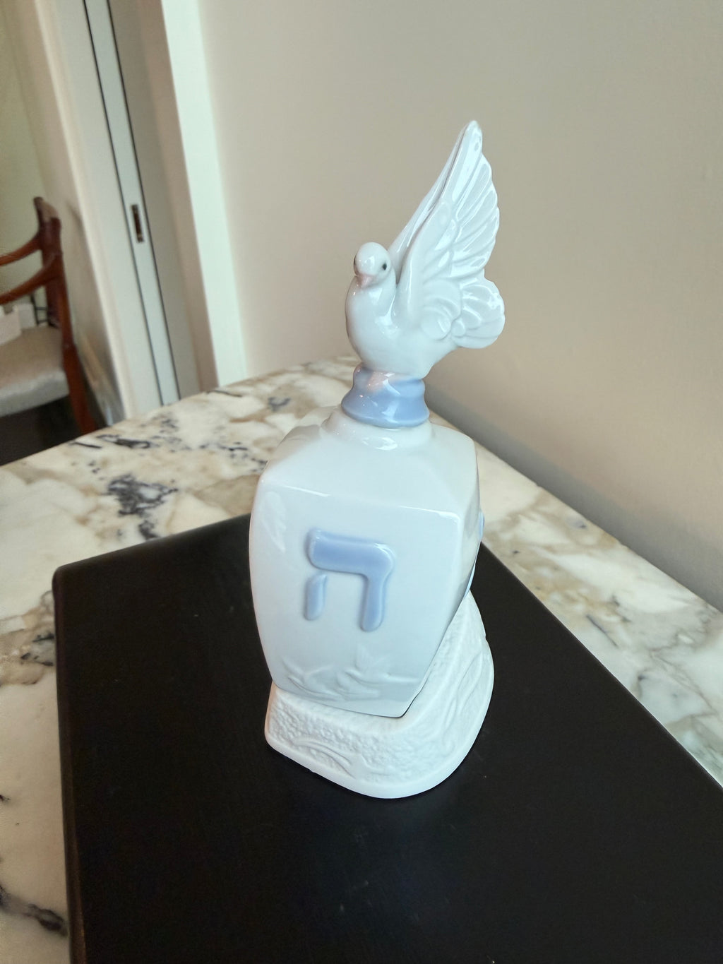 Lladro "Dreidel with Dove" Figurine