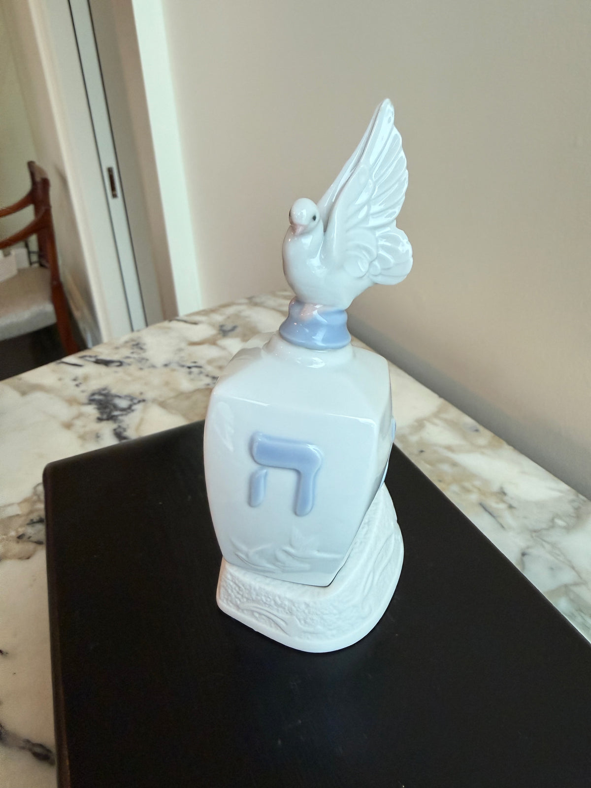 Lladro "Dreidel with Dove" Figurine