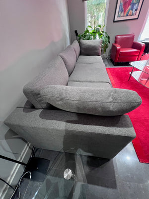 LIKE NEW Cozey Ciello Collection Dream Grey Sofa (*retail $1,795)