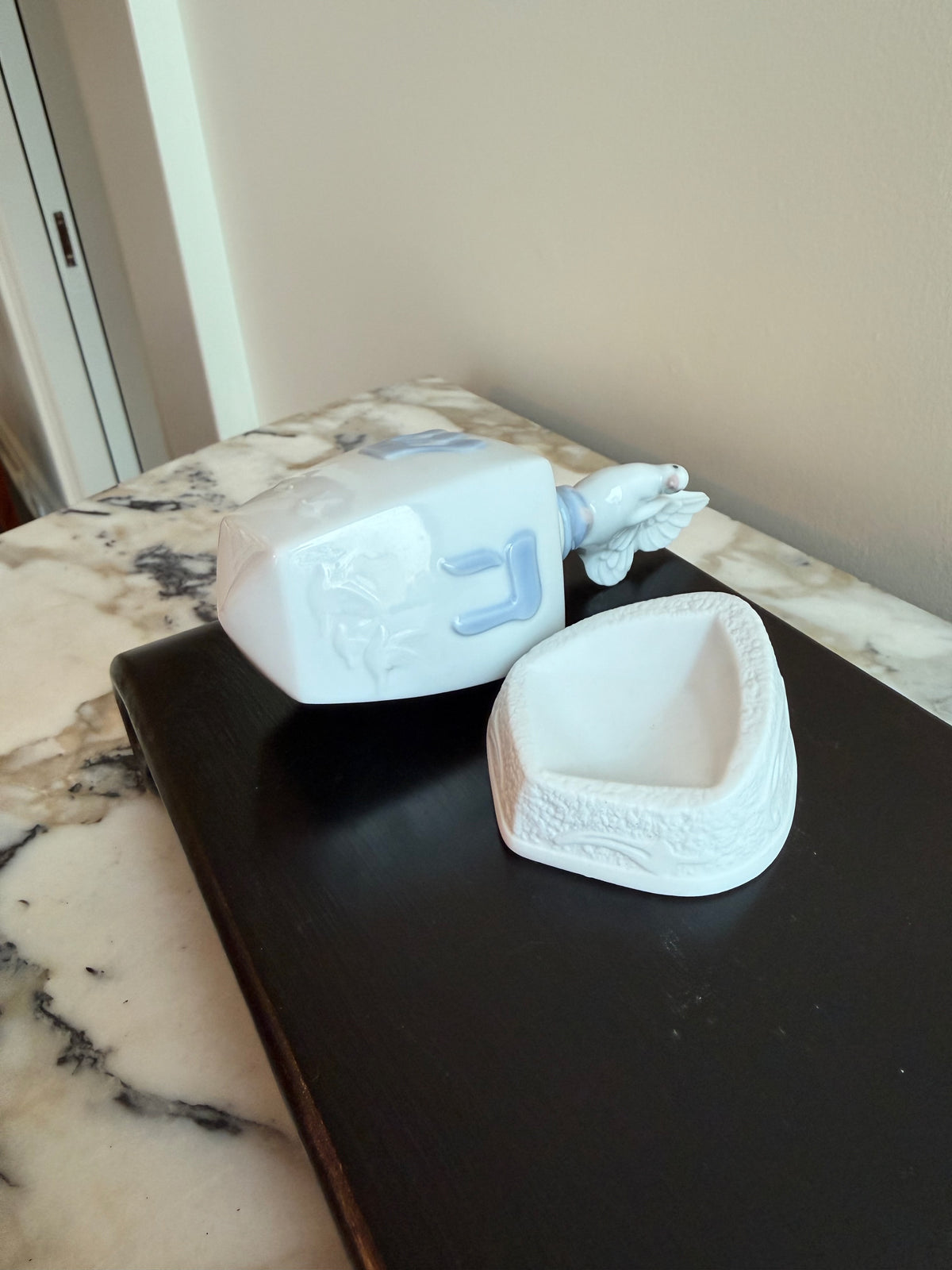 Lladro "Dreidel with Dove" Figurine