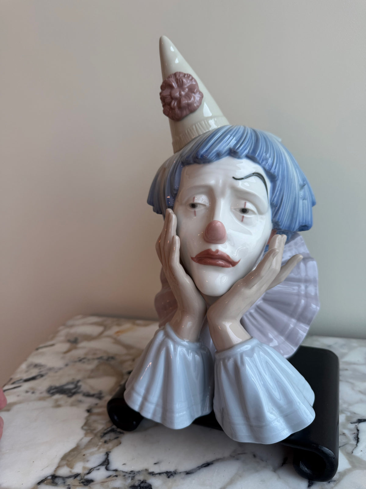 Lladro "Jester" Clown Bust Figurine #5129