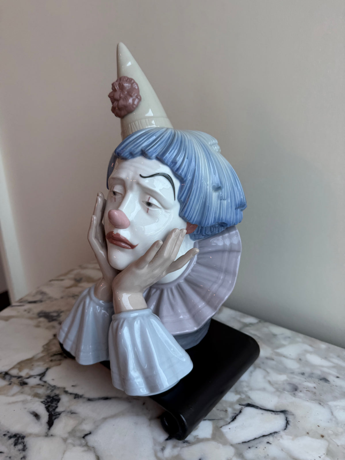 Lladro "Jester" Clown Bust Figurine #5129