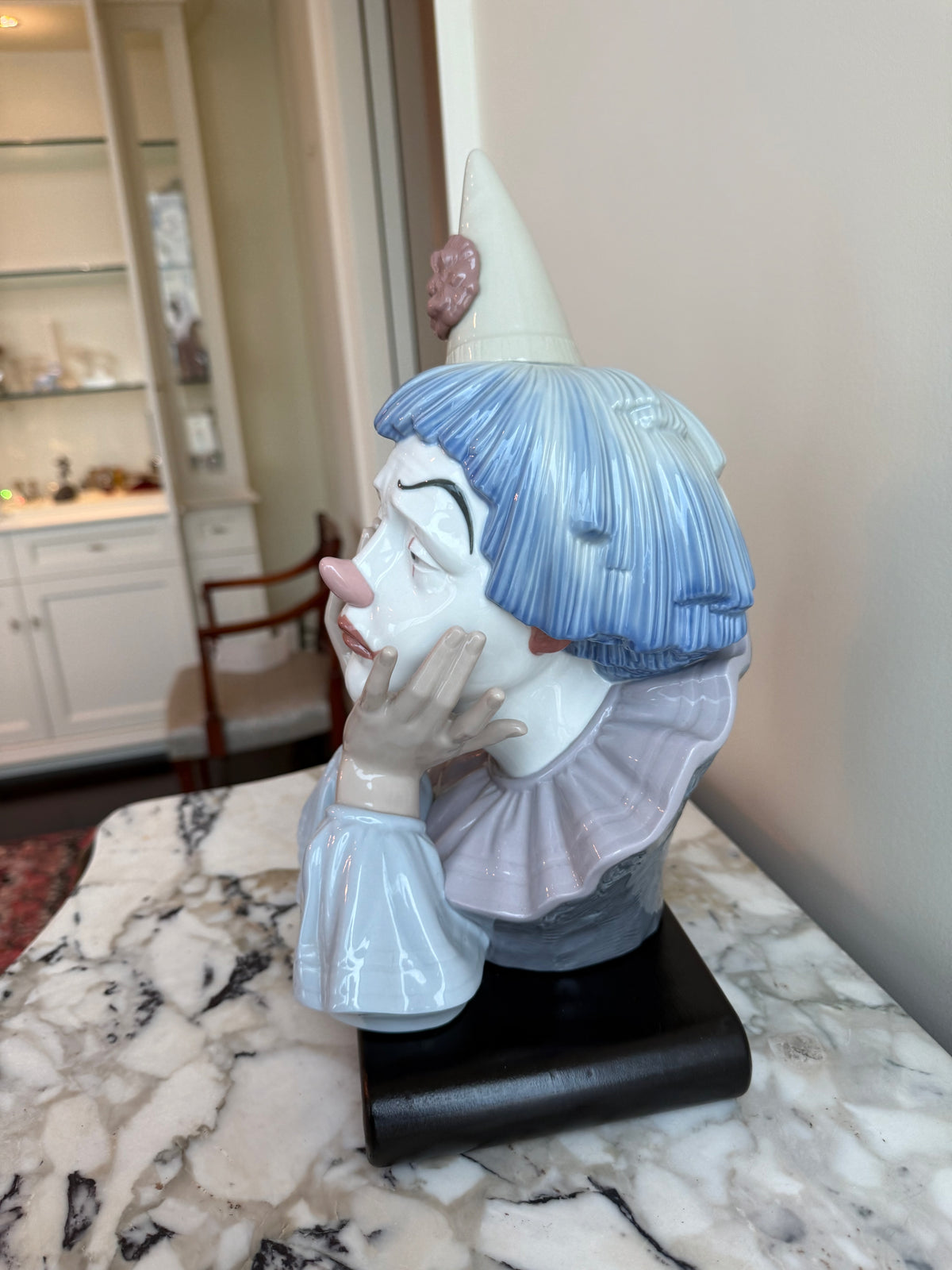 Lladro "Jester" Clown Bust Figurine #5129