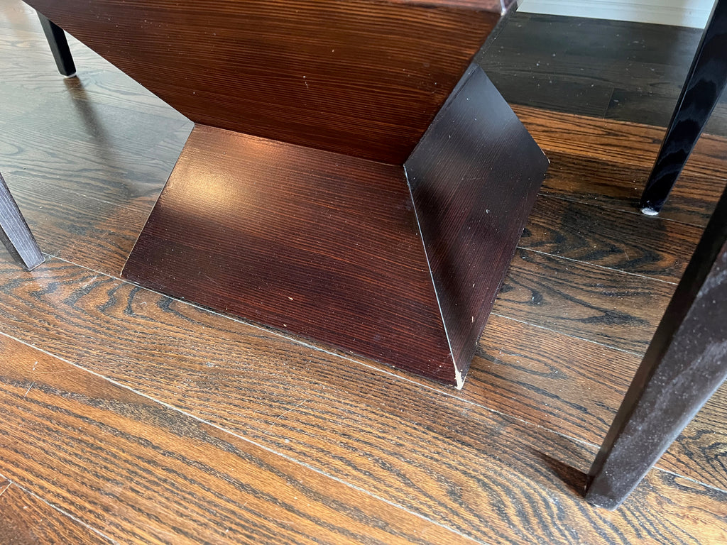 Glass Top Dining Table + 2 Silva Chairs + Banquette