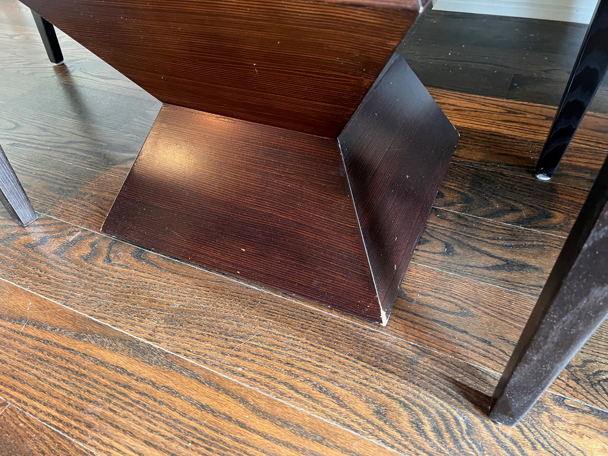 Glass Top Dining Table + 2 Silva Chairs + Banquette