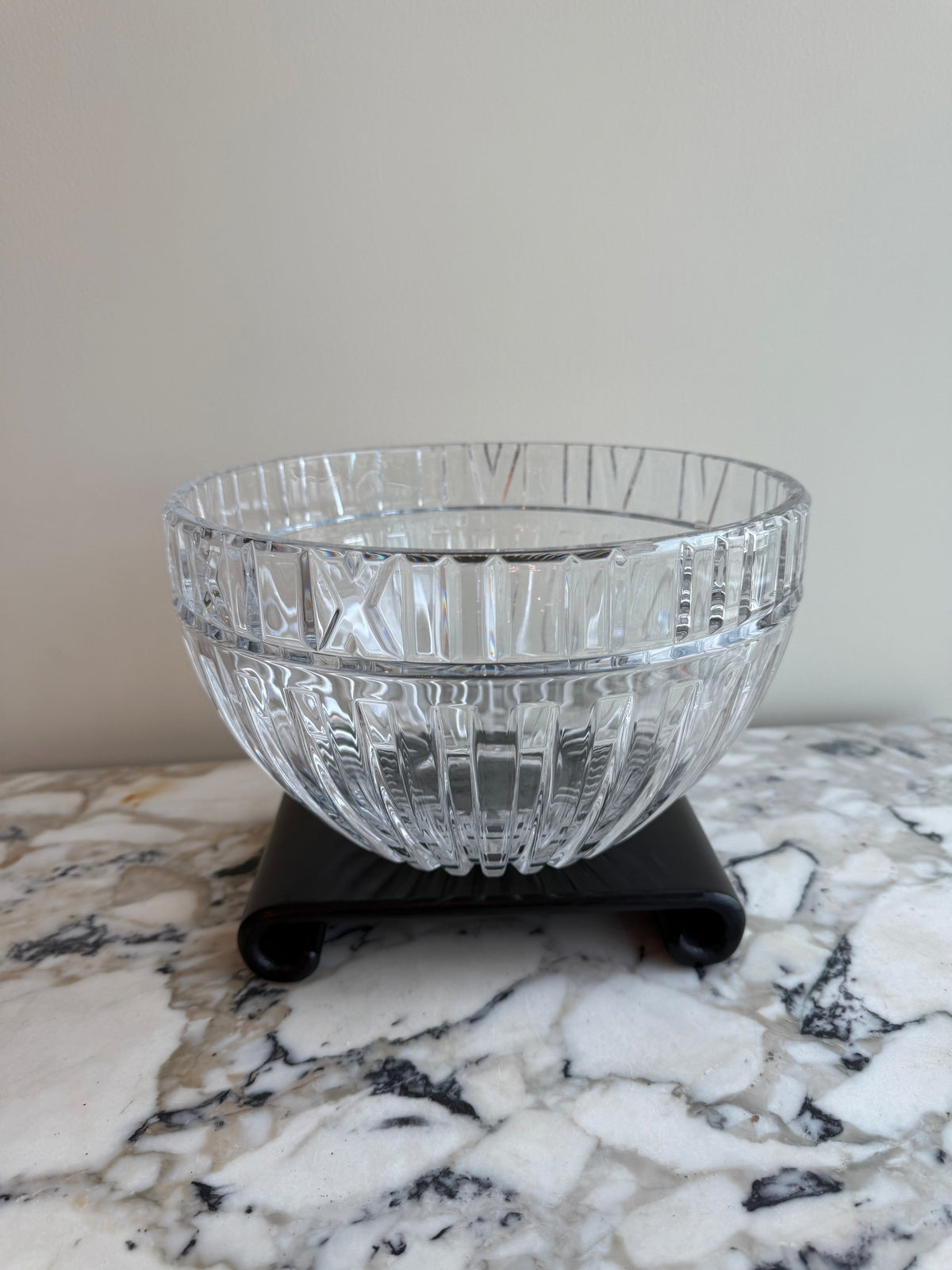 Tiffany & Co. Large Atlas Crystal Bowl