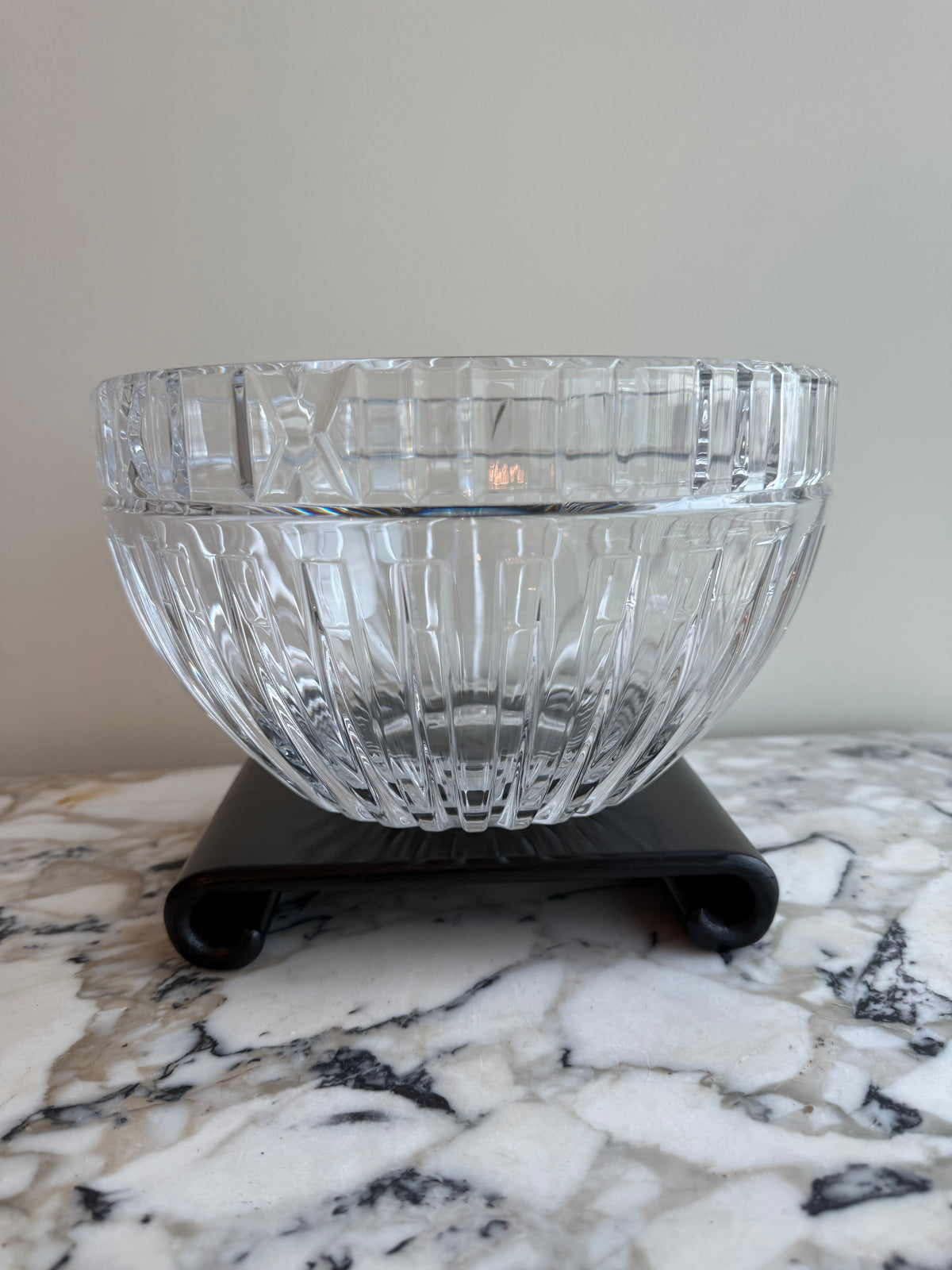 Tiffany & Co. Large Atlas Crystal Bowl