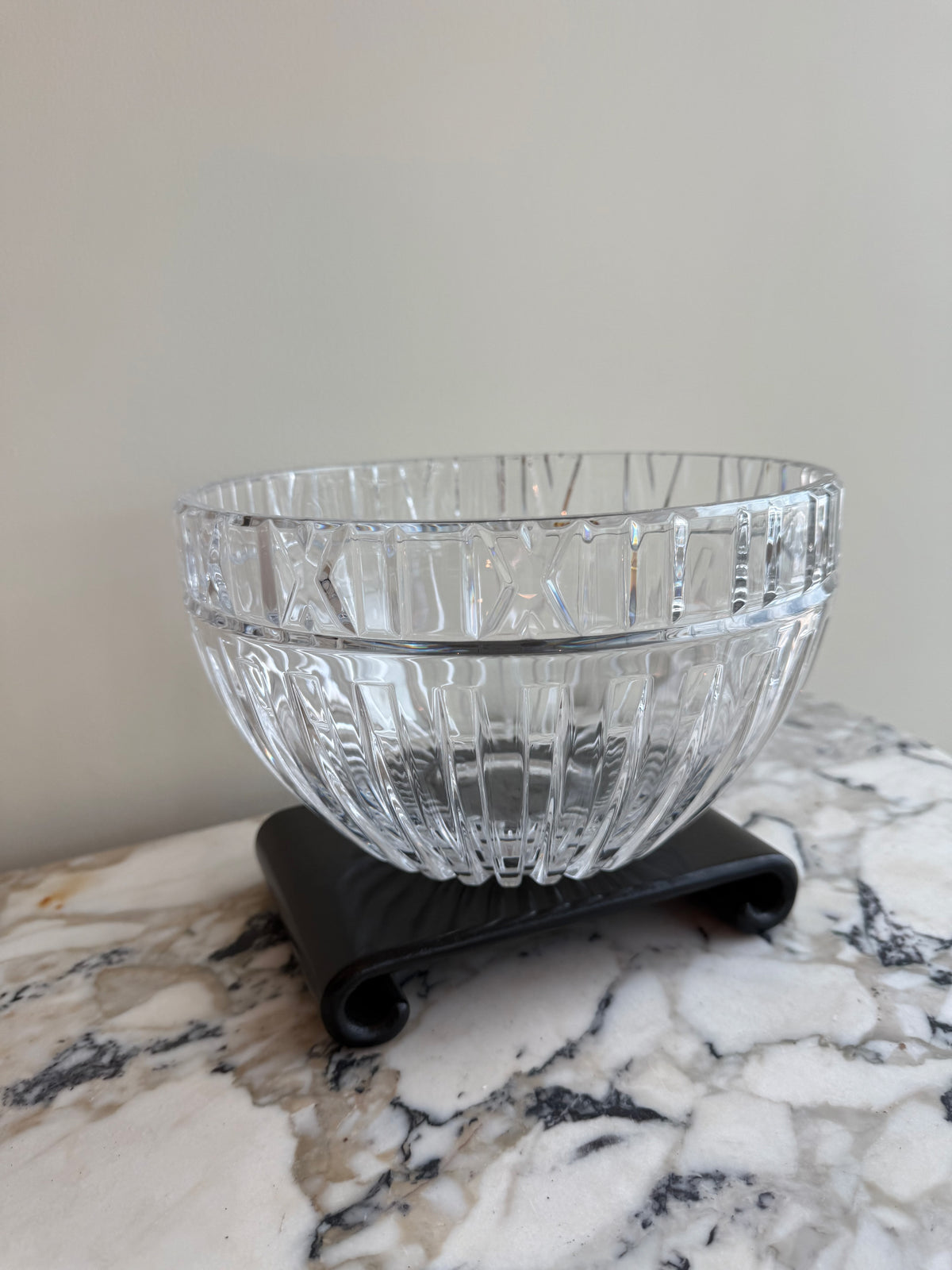 Tiffany & Co. Large Atlas Crystal Bowl