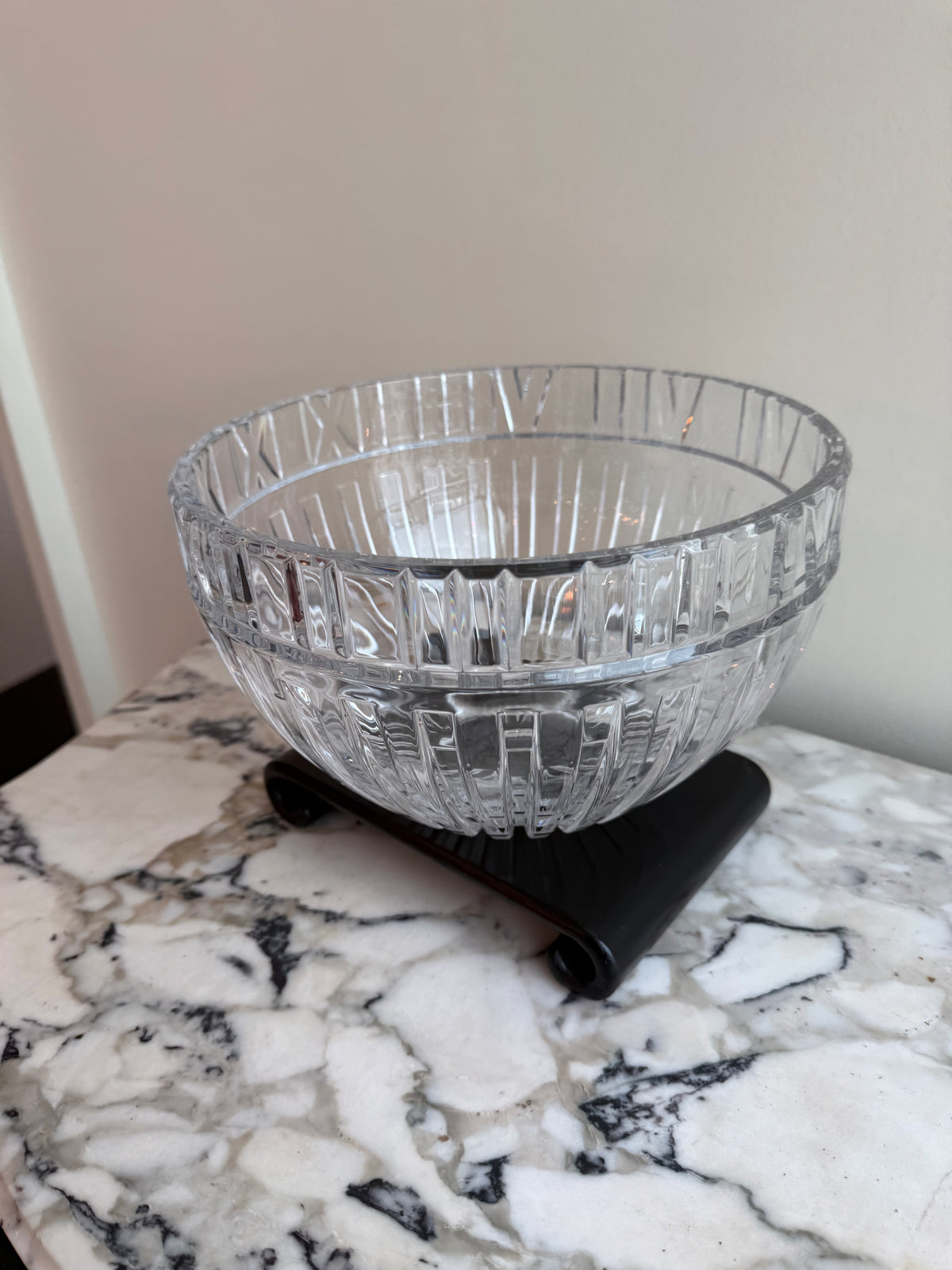 Tiffany & Co. Large Atlas Crystal Bowl