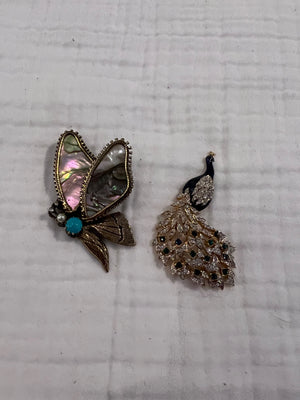 Pair of Designer Brooches