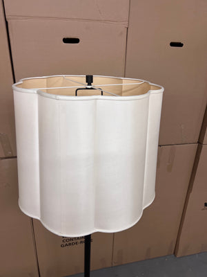 Barbara Barry Simple Floor Lamp, with Silk Shade (*retail $2,200)