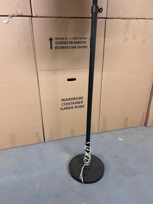 Barbara Barry Simple Floor Lamp, with Silk Shade (*retail $2,200)