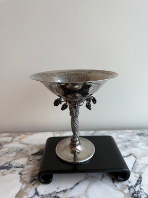 Vintage Godinger Silver Plated Grape Tazza Compote