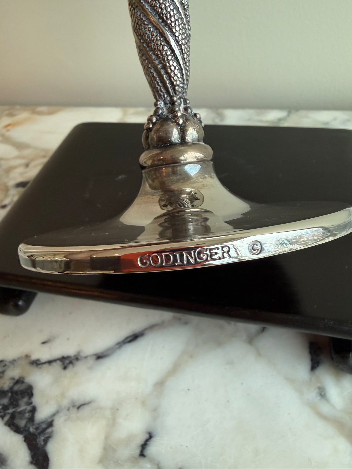 Vintage Godinger Silver Plated Grape Tazza Compote