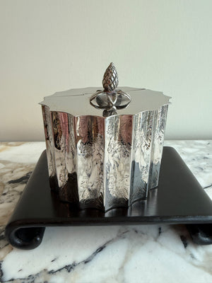 Vintage Godinger Silver Plated Trinket Box