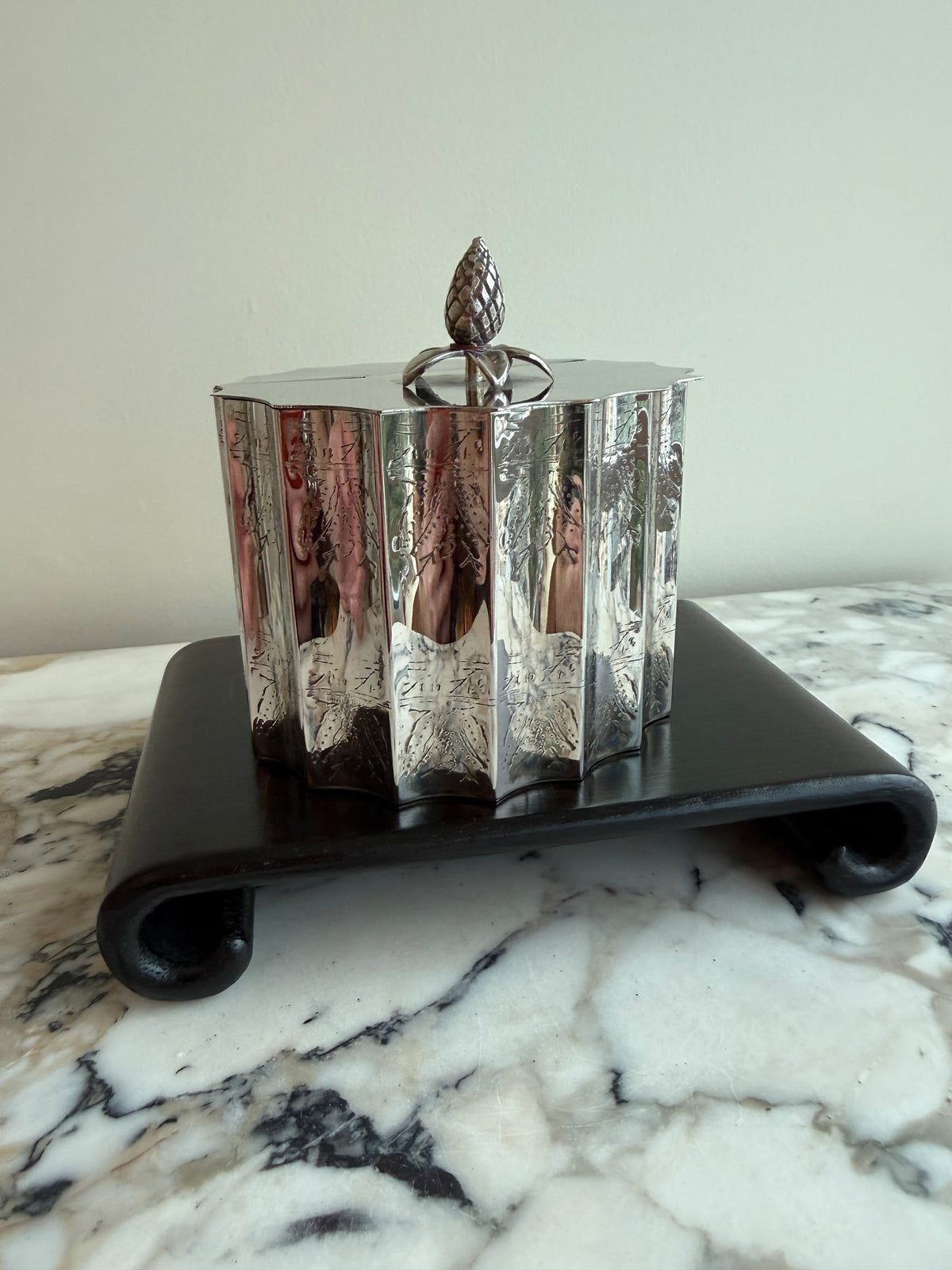 Vintage Godinger Silver Plated Trinket Box