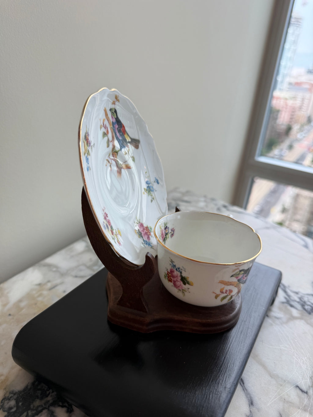 Vintage Royal Doulton Birds Cup & Saucer