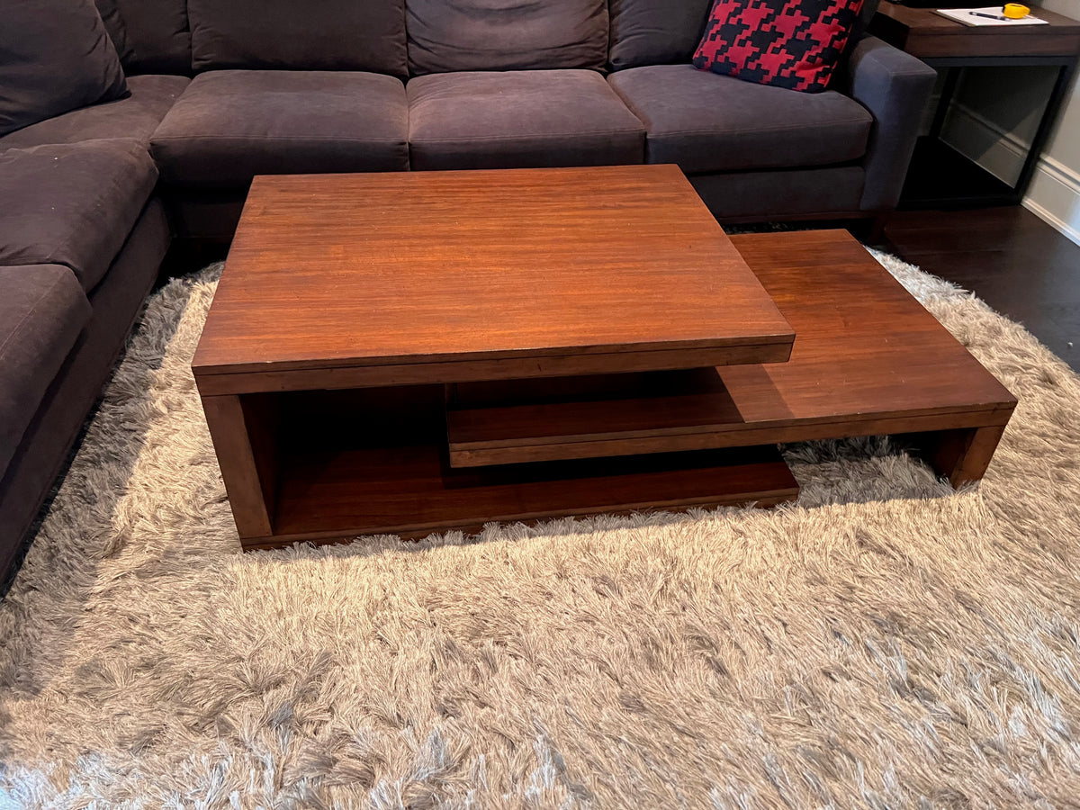 Multi Tier Low Profile coffee table