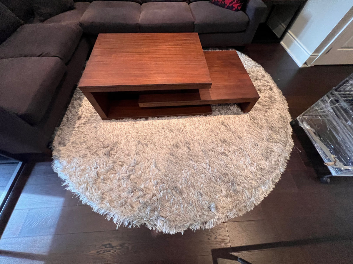 Metro Chic 100% Polyester Round Rug