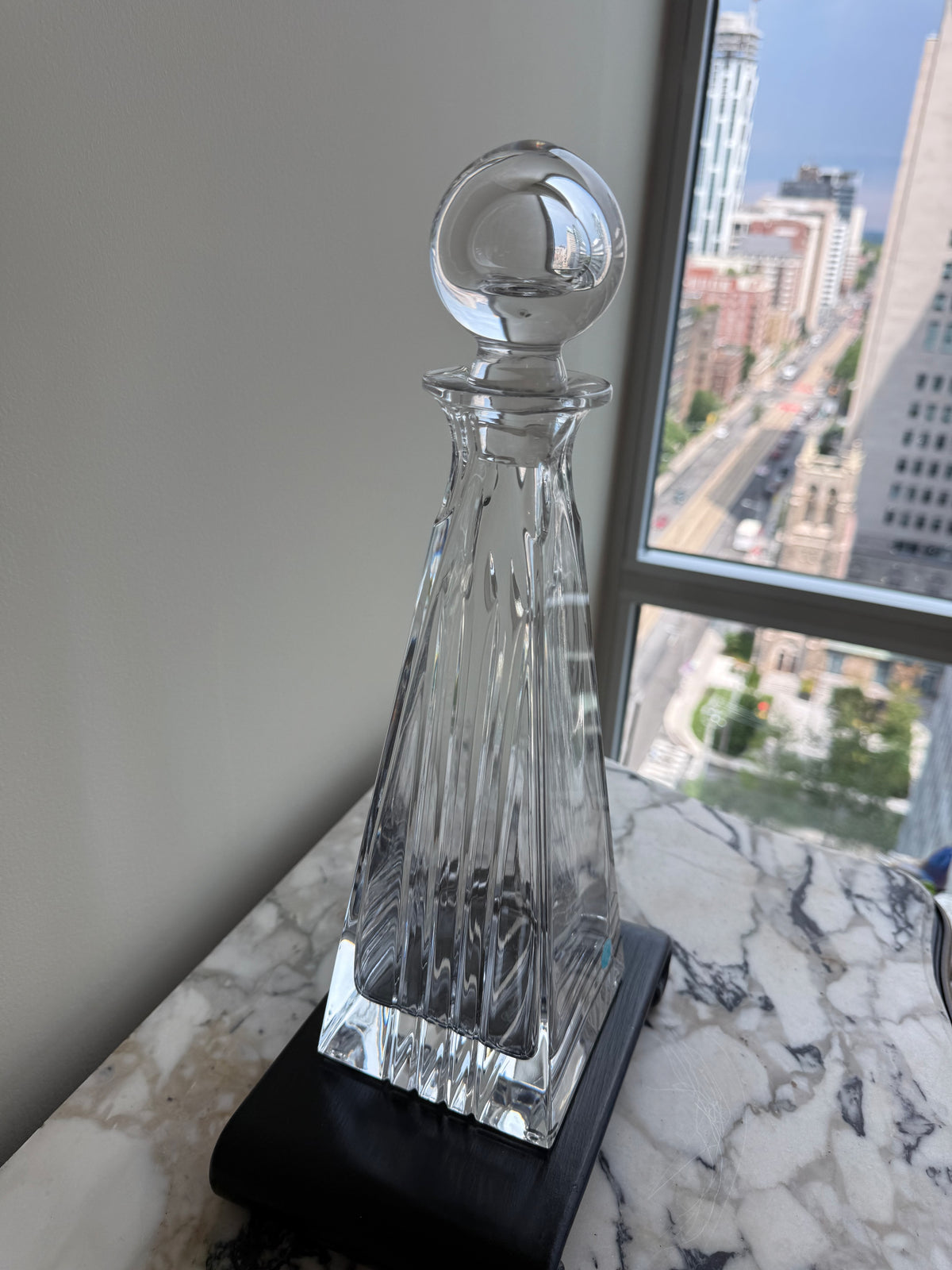 Tiffany & Co. "Frank Lloyd Wright" Crystal Decanter