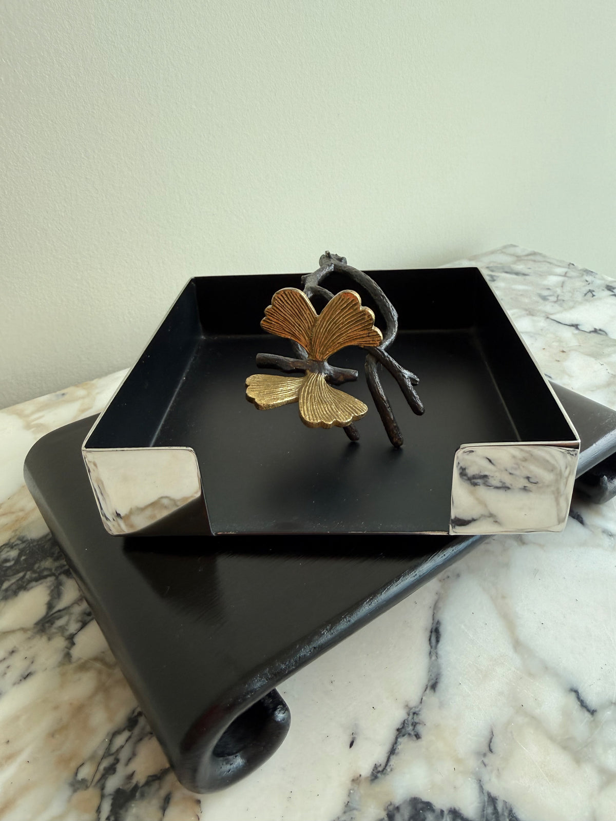 Michael Aram Butterfly Ginkgo Cocktail Napkin Holder