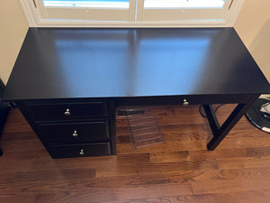 Black Shermag Desk, Made in Canada