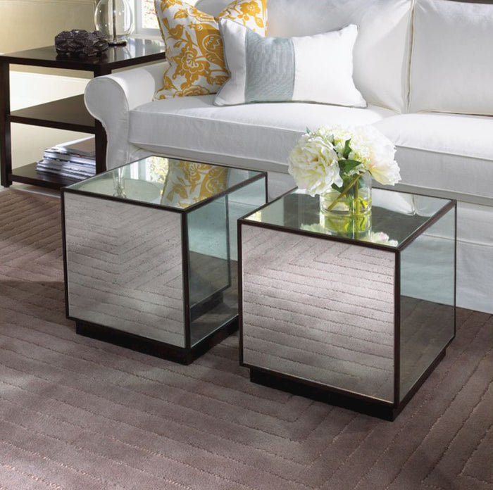 Mitchell Gold + Bob Williams Sutton Cube Side Tables