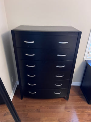 Black Shermag Dresser, Made in Canada