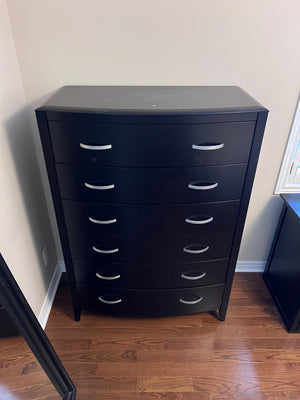 Black Shermag Dresser, Made in Canada