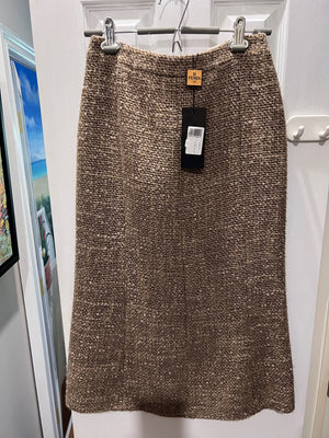 BRAND NEW Fendi Wool Pencil Skirt, Size 44