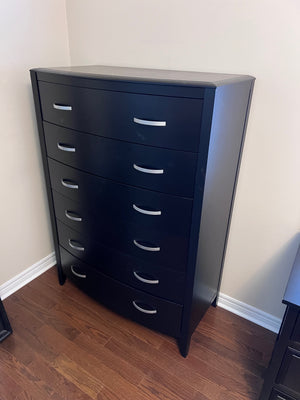 Black Shermag Dresser, Made in Canada