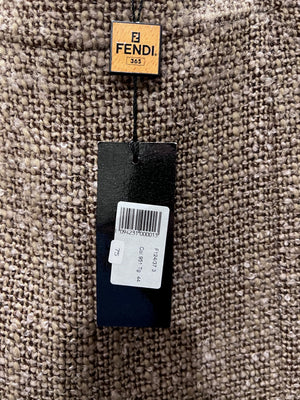 BRAND NEW Fendi Wool Pencil Skirt, Size 44