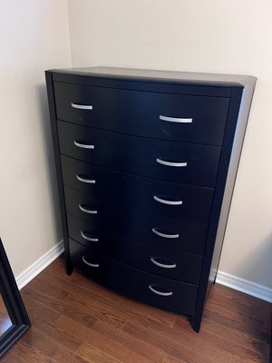 Black Shermag Dresser, Made in Canada