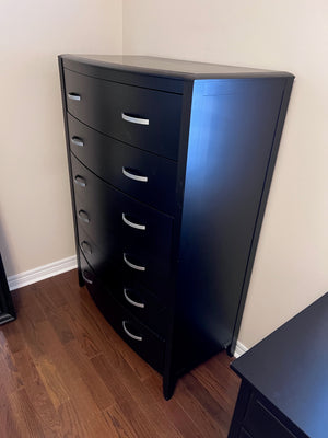 Black Shermag Dresser, Made in Canada