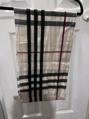 Burberry Cotton/Silk Scarf
