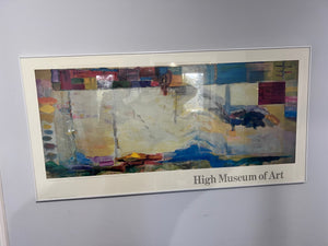 Vintage High Museum of Art Joan Snyder Symphony for Felicia Poster