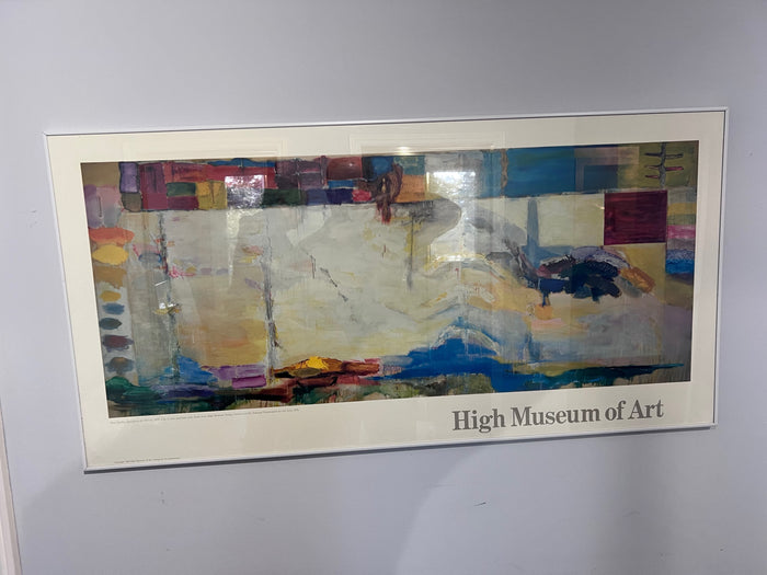 Vintage High Museum of Art Joan Snyder Symphony for Felicia Poster