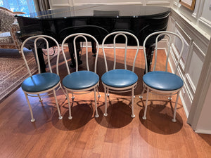Set of Vintage Bentwood Bistro Metal Chairs