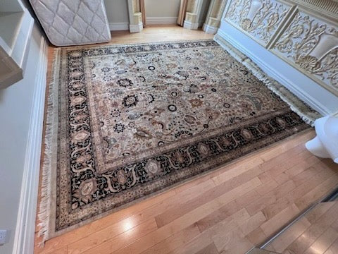 Tabriz Persian Rug 'Tree of Life' Purkar Superbest Ivory- 9 x 12- *retail $7,000