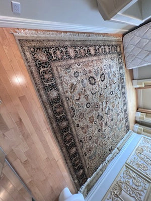 Tabriz Persian Rug 'Tree of Life' Purkar Superbest Ivory- 9 x 12- *retail $7,000