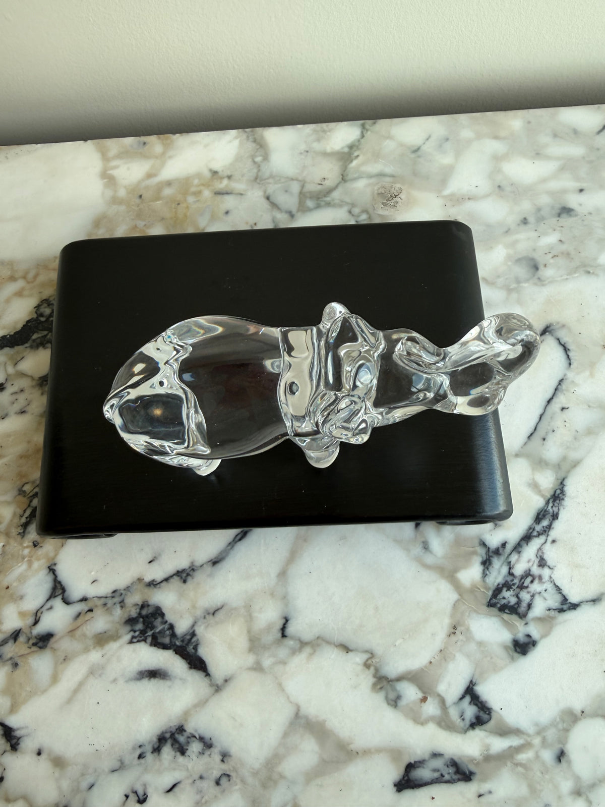 Baccarat Crystal Clear Elephant Figurine