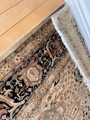 Tabriz Persian Rug 'Tree of Life' Purkar Superbest Ivory- 9 x 12- *retail $7,000