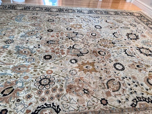 Tabriz Persian Rug 'Tree of Life' Purkar Superbest Ivory- 9 x 12- *retail $7,000
