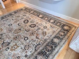 Tabriz Persian Rug 'Tree of Life' Purkar Superbest Ivory- 9 x 12- *retail $7,000
