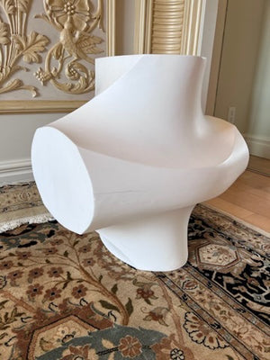 Art Deco Solid Ceramic Side Table
