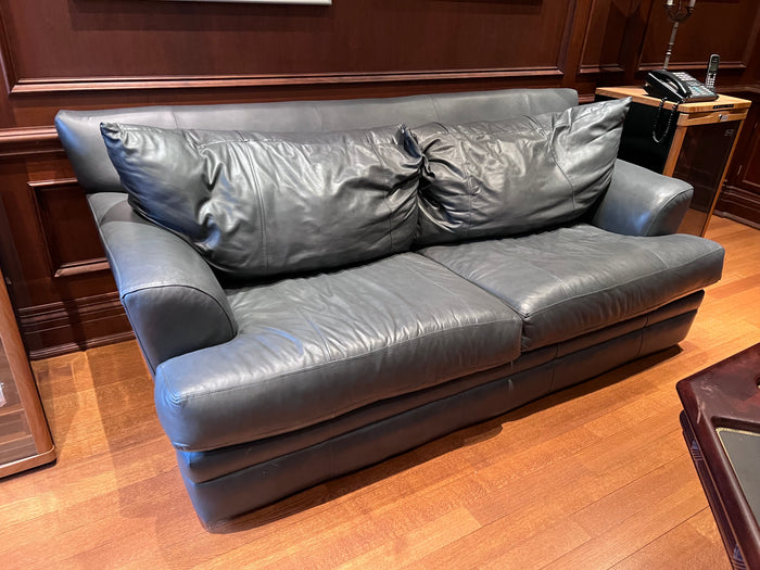 Grey Leather Sofa Bed